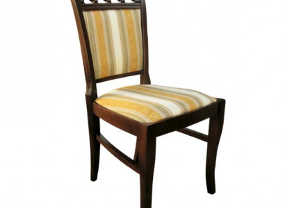 Group of armchairs, wood, set of 10 for restaurant, dining room, upholstered chairs, new gastro chair.